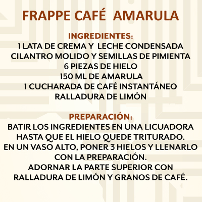 Trago - Frappe Cafe Amarula