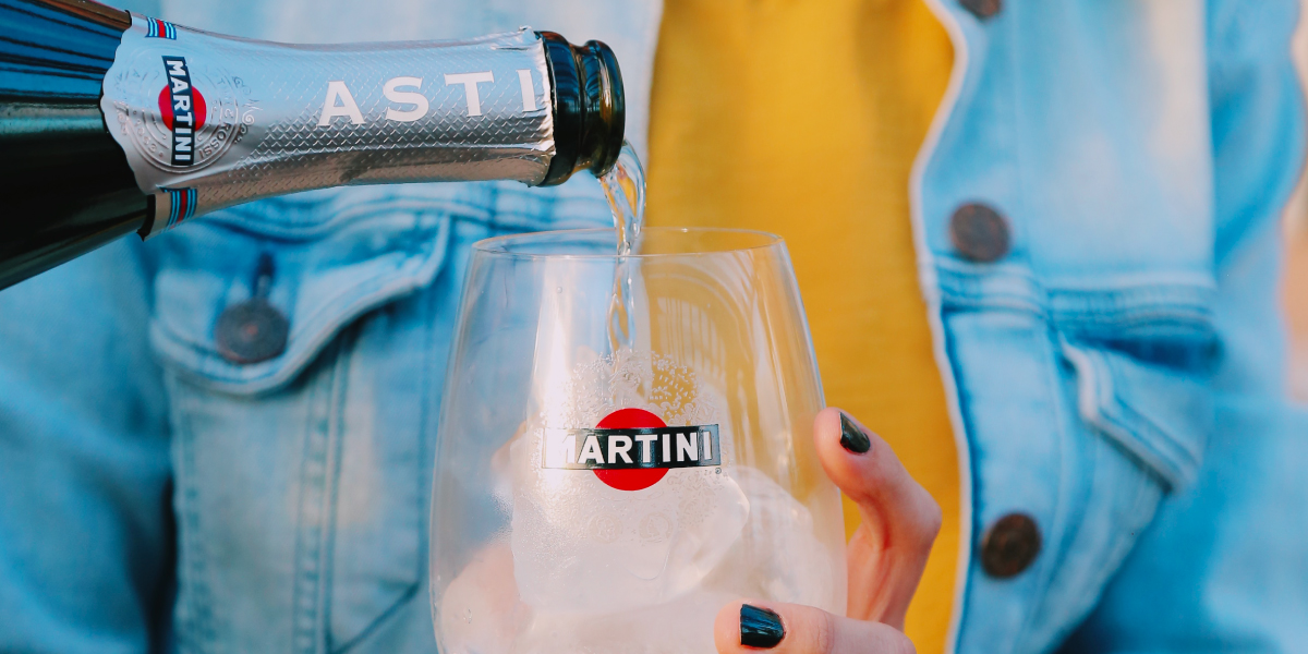 martini ASTI sparkling wine