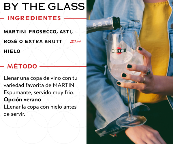 martini receta BY THE GLASS
