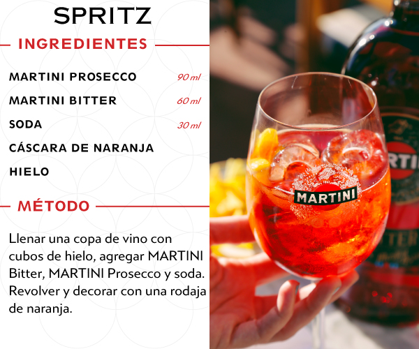 martini receta SPRITZ