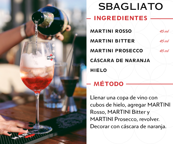 martini receta SBAGLIATO