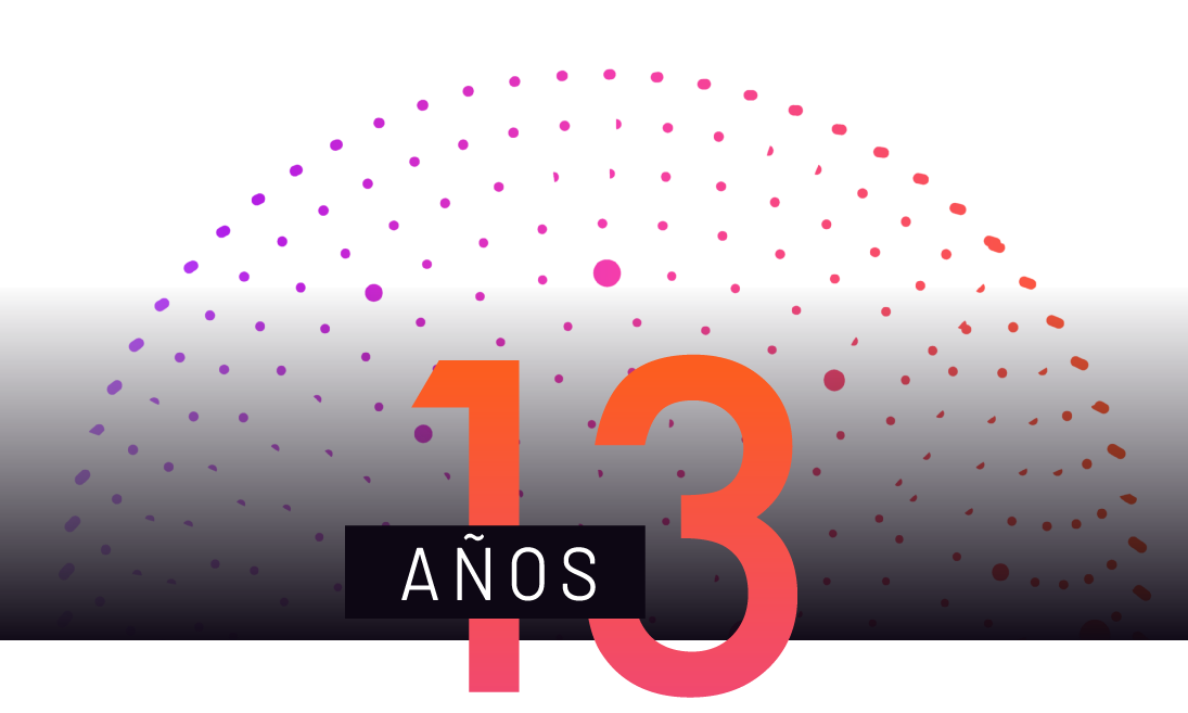 Ilustración 12 años de experiencia de Bits0